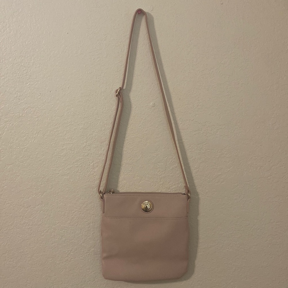 Pink crossbody purse
